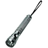 Twin-Task 3C, White LED, Without Batteries, Silver Body