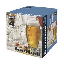 Libbey Glass Inc. Football Tumbler 4-pc.