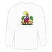 Long Sleeve T-shirt with man, human, body, individuals, individual, Farmer, wheat, persons, beautiful, on, humans, farming, people, standing, farm, person, golden, field, watching, land