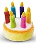 Multipet 6 Candle Birthday Cake Plush Toy - Plays "Happy Birthday"