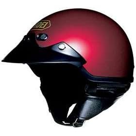 SHOEI ST-CRUZ STCRUZ CRUISER WINE RED SIZE:MED MOTORCYCLE Open-Face-Helmet