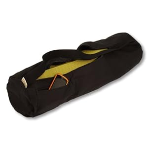 Bean Products Yoga Mat Bag Extra Large Easy Open Zipper 100% Cotton Made In USA