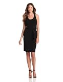 KAMALIKULTURE Womens Racer Elastic Waist Dress