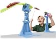 Road Champs GX Racers Tightrope Terror Playset in Red - with Exclusive GX Racer Car (Fire Line), Line Walker Gyro, 2 Tracks, Track Connector, 2 Tightrope Tower, 2 Tightrope Base and 1 Rip Cord