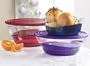 Tupperware Sheerly Elegant Three Piece Bowl Set