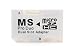 Neon Microsd To Memory Stick Pro Duo Dual Slot Adapter (micr