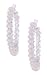 Sterling Silver and Cultured Freshwater Pearl Hoop Earrings