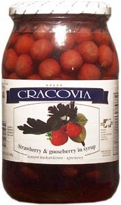 Strawberry and Gooseberry in Syrup (cracovia) 29.26oz (830g) by parthenonfoods.com