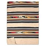 Alpaca wool throw, 'Ancient Icons'