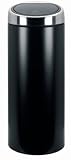 Kitchen & Housewares : Brabantia Touch Bin, 30 litre Matt Black