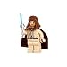 LEGO Star Wars LOOSE Mini Figure Obi-Wan with Silver Lightsaber (Headset)