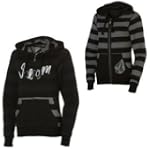 Volcom Fruit Strypes Reversible Hooded Sweatshirt - Women's