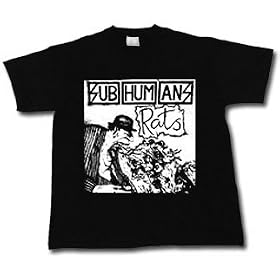 Subhumans - RATS T-shirt, Black
