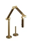 KOHLER K 6227 C13 BGD Karbon Articulating Deck Mount Kitchen Faucet with Gold Tube, Vibrant Brushed Gold 316SMNS8QrL. SL160 KOHLER K 6227 C13 BGD Karbon Articulating Deck Mount Kitchen Faucet with Gold Tube, Vibrant Brushed Gold