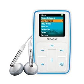 Creative Zen MicroPhoto 8GB MP3 Player - White