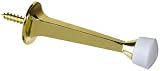 Stanley Home Designs BB8022 Solid Door Stop, Polished Brass