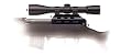 Rifle Mount System w/Med Rings Rifle Mount System, M Rings, Blk