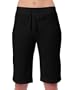 Danskin Women's Cotton Bermuda Short,Black,Small