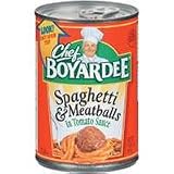 Chef Boyardee Spaghetti and Meatballs, 14.5-Ounce (Pack of 24)