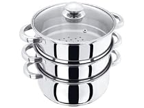 Judge 20cm 3 tier stainless steel steamer and casserole