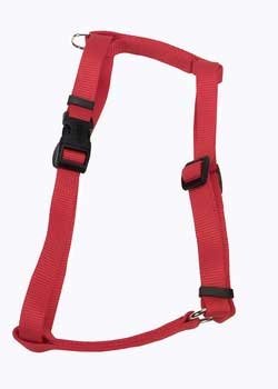 Nylon Adj Harness Red 3 8