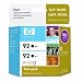 Hewlett Packard HP-92 Twinpack Inkjet Print Cartridges (C9512FN#140) Black
