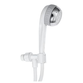 Waterpik SM-650 Original Shower Massage 6-Setting Hand-Held White / Chrome Showerhead