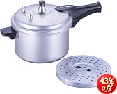 パールプラス アルミ圧力鍋3.7L(5合炊) H-5117