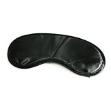Soft Comfortable Satin Sleep Eye Mask Black