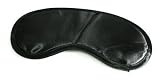 Soft Comfortable Satin Sleep Eye Mask Black