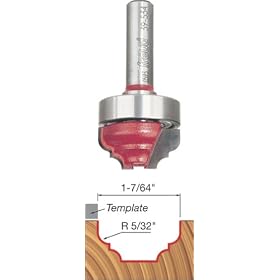 Click here to buy Freud 39-534 1-7 64-Inch Diameter Top Bearing Cove and Bead Groove Router Bit with 3 8-Inch Shank by Freud.
