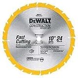DEWALT DW3112 Series 20 10-Inch 24 Tooth ATB Thin Kerf Saw Blade with 5/8-Inch Arbor