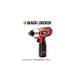 BLACK & DECKER 10.8V コードレスインパクトドライバー LXI10B ブラック×オレンジ