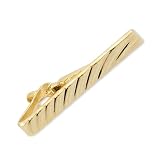 Diagonal Lines by Competition gold metal tie bars