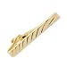 Diagonal Lines by Competition gold metal tie bars