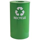 Heavy Duty Recycling Receptacle - 33 gal. - Green