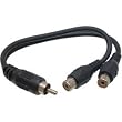 Hosa YRA-104 RCA Male To Dual RCA Female Cable