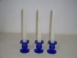 Set of 12 white 20cm candles