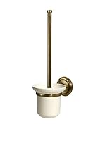 Bisk Escobilla Baño Deco A.B. Blanco/Latón