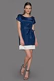 Blue Two-Tone Dresses by Signette