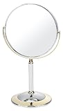 Danielle 7x Magnification 15.5cm Diameter Pedestal Mirror Chrome/Gold Reviews 316SxjA9BvL. SL160 Danielle 7x Magnification 15.5cm Diameter Pedestal Mirror Chrome/Gold Reviews
