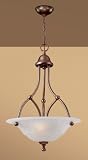 Classic Lighting 69627 RSB TCG Rustic Bronze / Tuscan Cream Glass Providence 23 Glass & Steel Chand