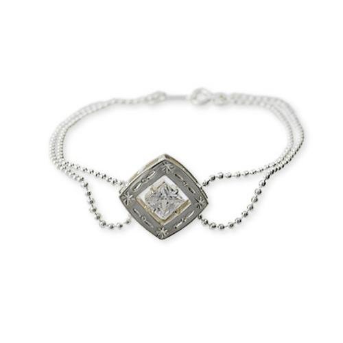 HIS jewelry collection (ヒス・ジュエリーコレクション) シルバーブレスレット ABS511CZ