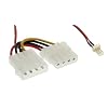 Adapter Kabel L�fter 5.25 Stecker auf Buchse 0.15m