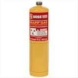 Disposable Cylinders [Set of 12] Style: Gas MAPP, Cap. Vol.:16 oz, Price Each (QLM-PRO)