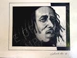 Bob Marley, Drawing by Lavirille Aber, Limited Edition Print