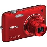 Nikon COOLPIX S4100 14 MP Digital Camera with 5x NIKKOR Wide-Angle Optical Zoom Lens and 3-Inch Touch-Panel LCD (Red)