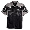Harley Davidson Men's Black Bird Short Sleeve Shirt. Screamin' Eagle&reg; graphics. 98314-08VM