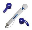 Hand Held Personal Massager - Hitachi Magic Wand Vibrating Massager by Vibratex Deluxe Package