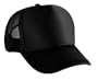 Blank Plain Mesh Trucker Hat/ Cap-Baseball - Black